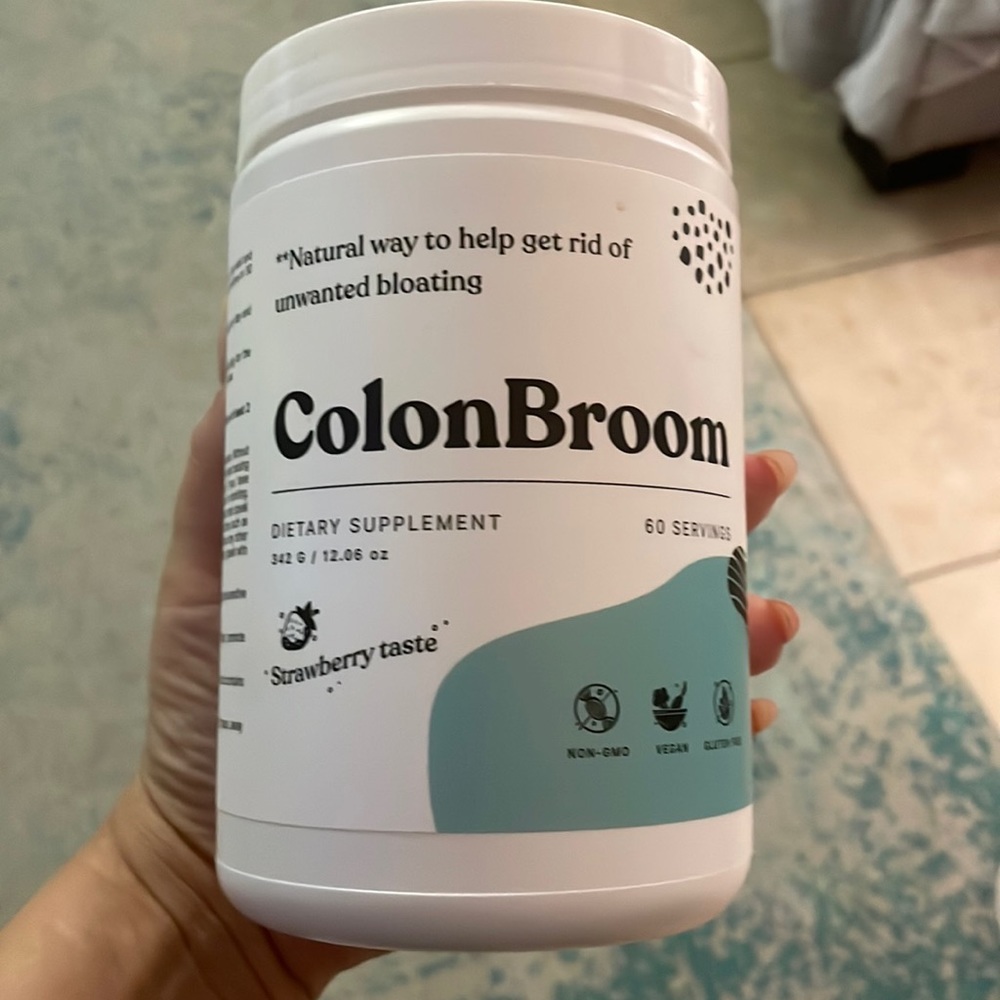 ***OPENED*** 3/4 FULL Colon Broom Strawberry Flavor